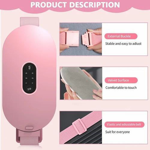 Electric Menstrual Heating Pad Period Cramp Massager