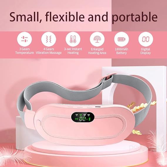 Electric Menstrual Heating Pad Period Cramp Massager